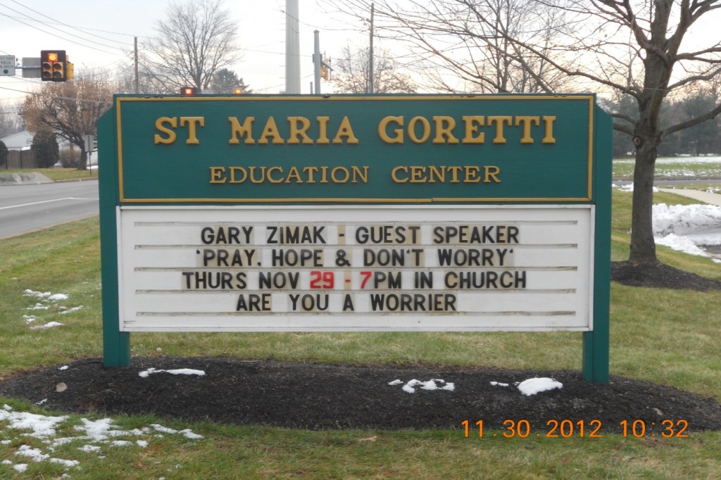 Zimak Billboard - St. Maria Goretti