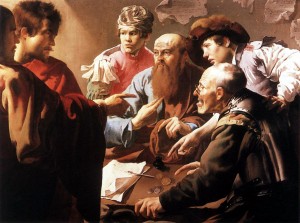 The Calling of St. MatthewHendrick Terbrugghen, c. 1621