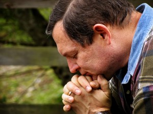 Man in prayer